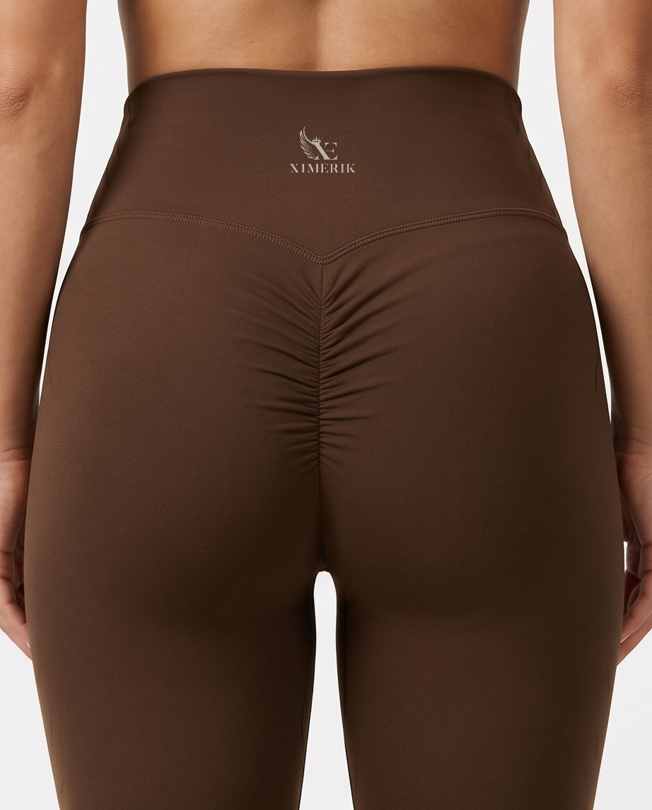 XIMERIK Women’s High-Waisted Scrunch Butt Flare Yoga Pants