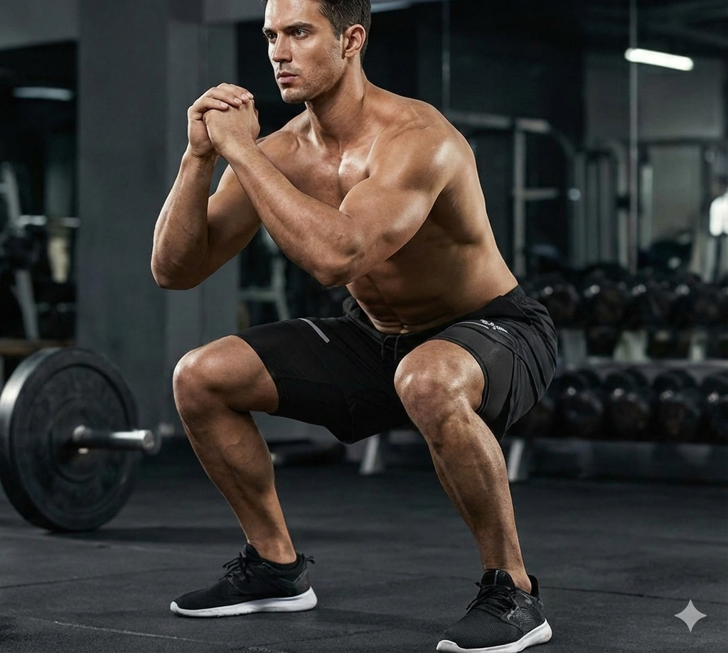 XIMERIK Men’s 2-in-1 Gym Shorts with Compression Liner, Quick-Dry Athletic Running Shorts for Men, Training, Workout, Fitness