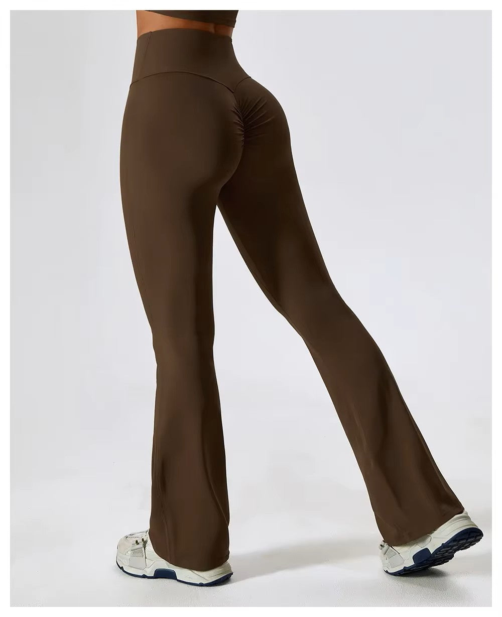 XIMERIK Women’s High-Waisted Scrunch Butt Flare Yoga Pants