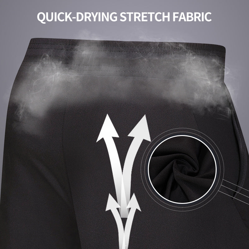 XIMERIK Men’s 2-in-1 Gym Shorts with Compression Liner, Quick-Dry Athletic Running Shorts for Men, Training, Workout, Fitness